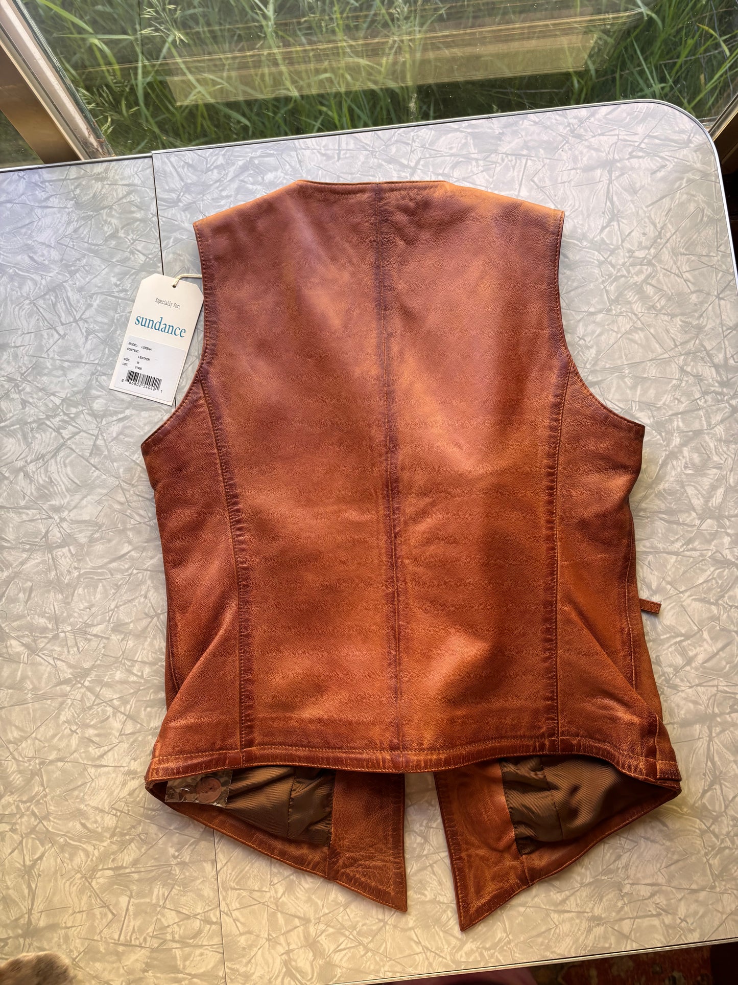 Sundance Lorena Leather Vest