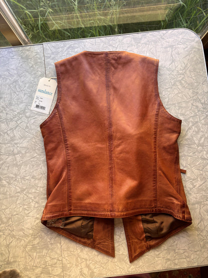 Sundance Lorena Leather Vest