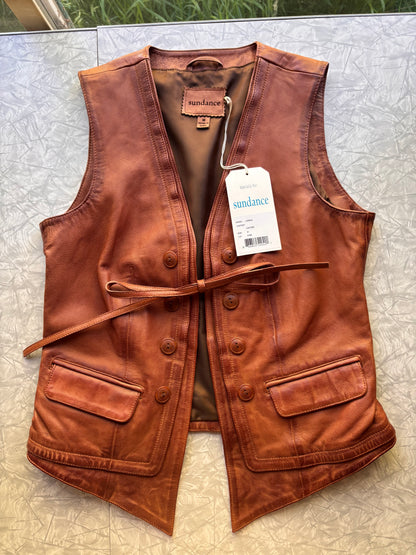 Sundance Lorena Leather Vest