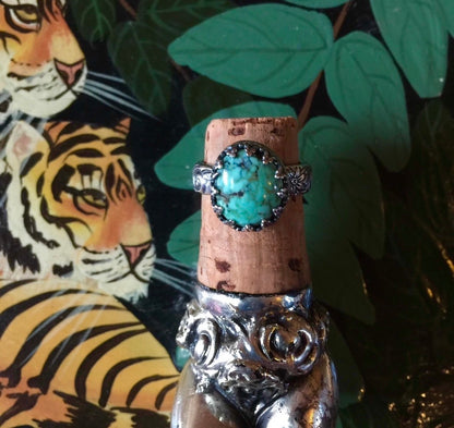 “Corazón del Bosque” - New Lander Variscite Ring