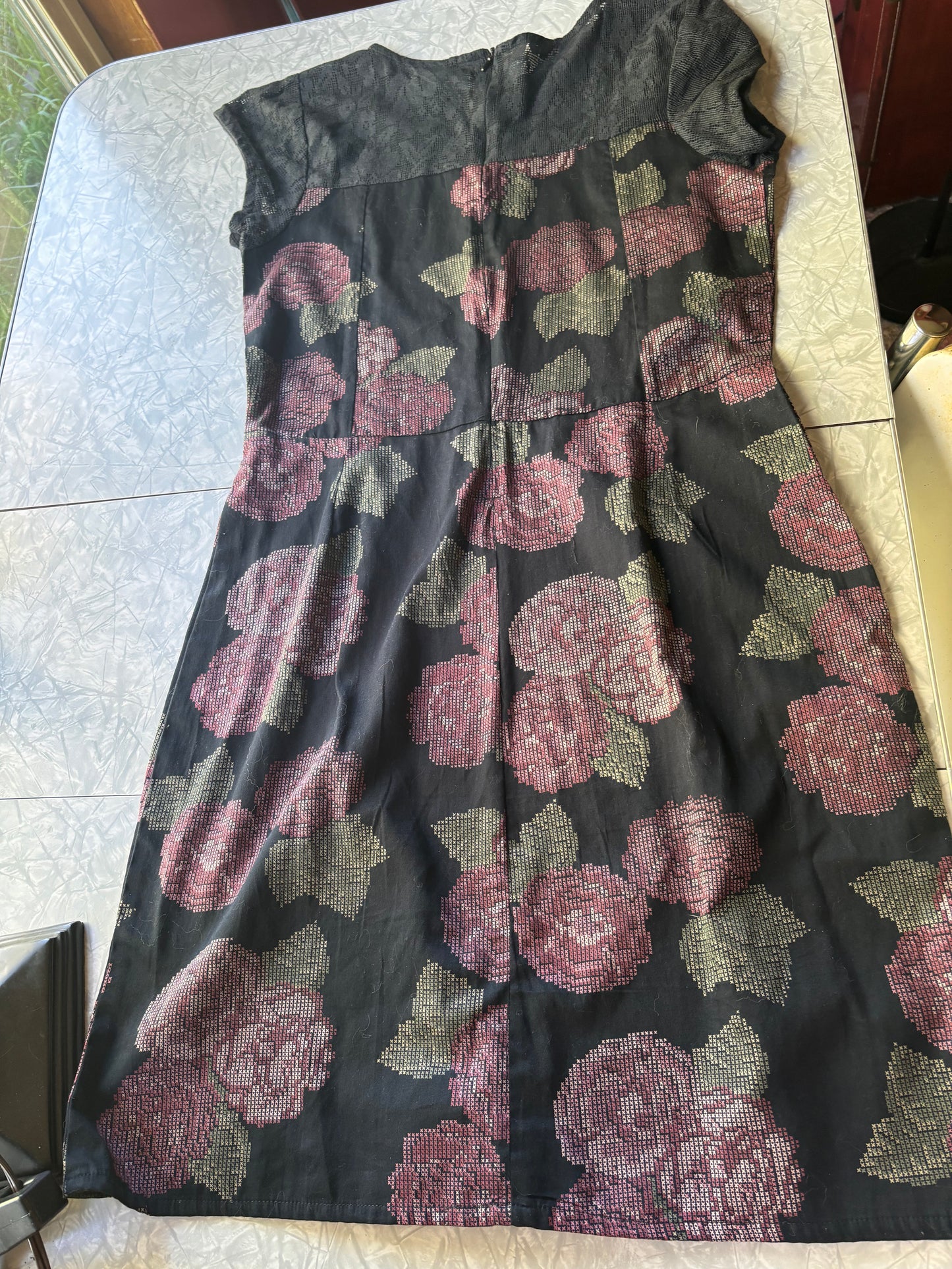 Mata Traders Rose Print Dress
