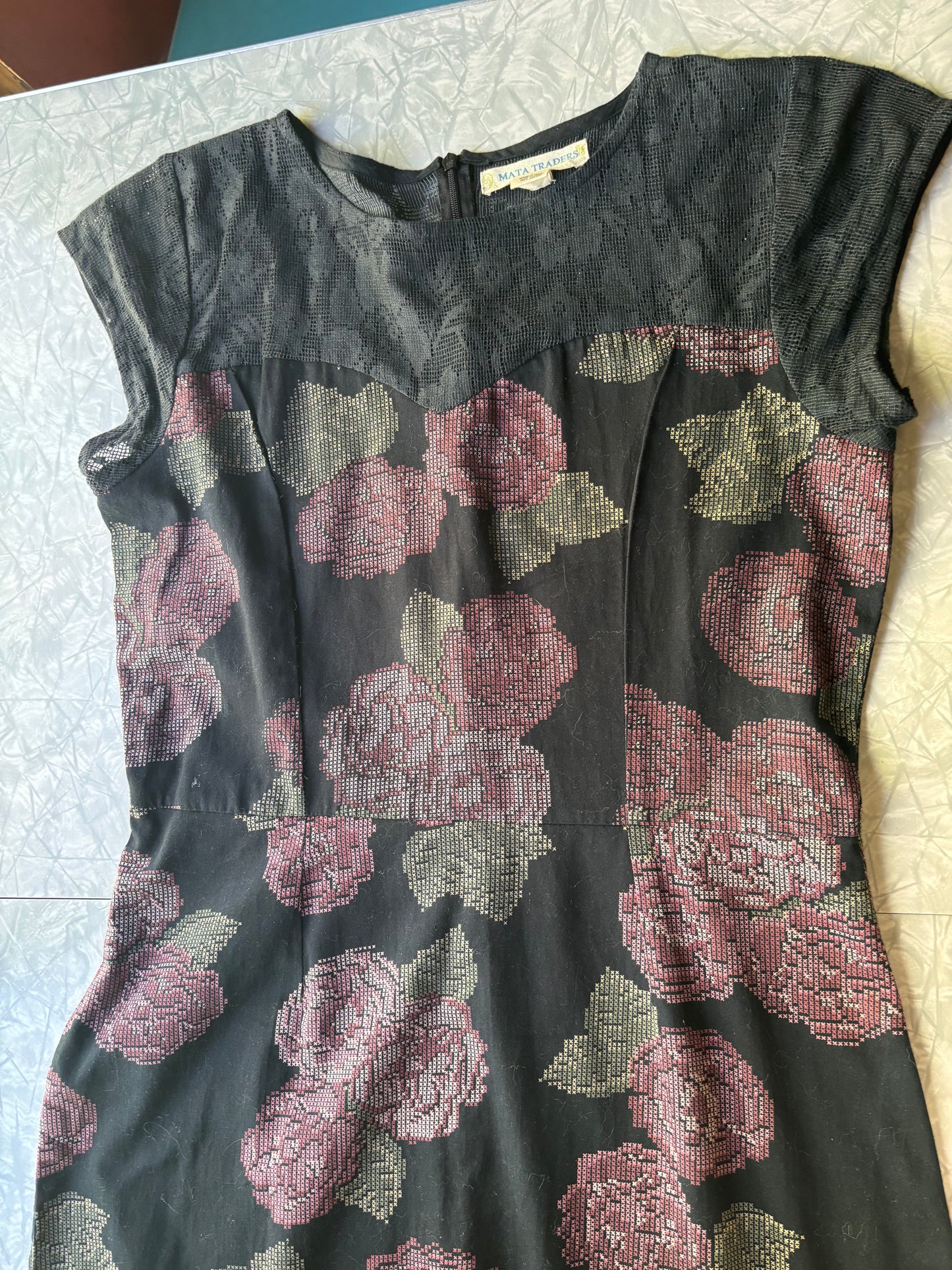Mata Traders Rose Print Dress