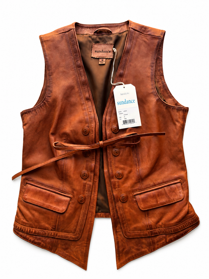 Sundance Lorena Leather Vest