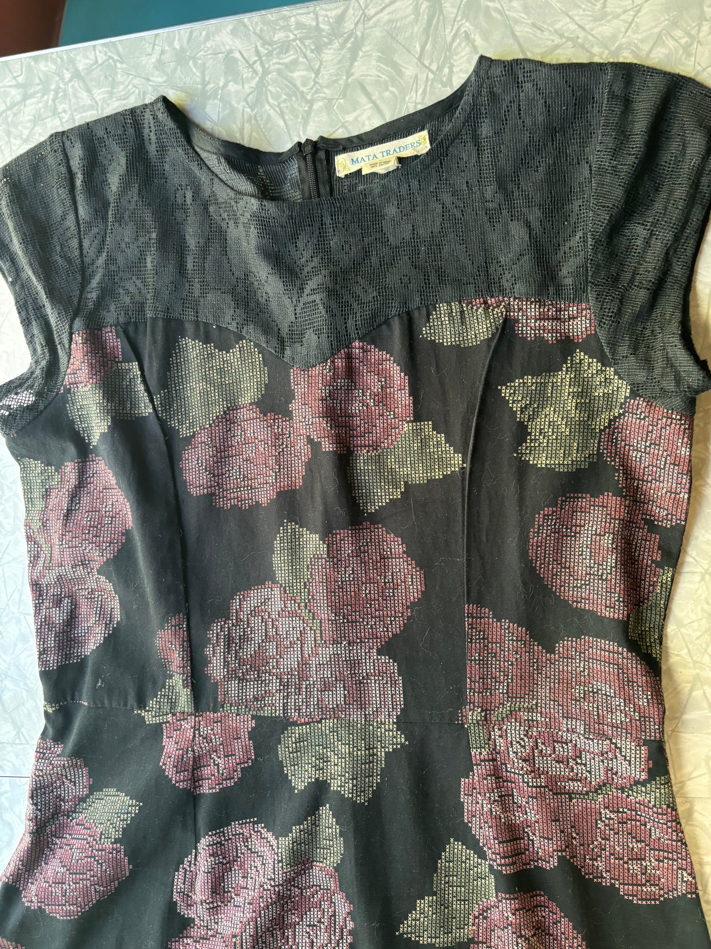 Mata Traders Rose Print Dress
